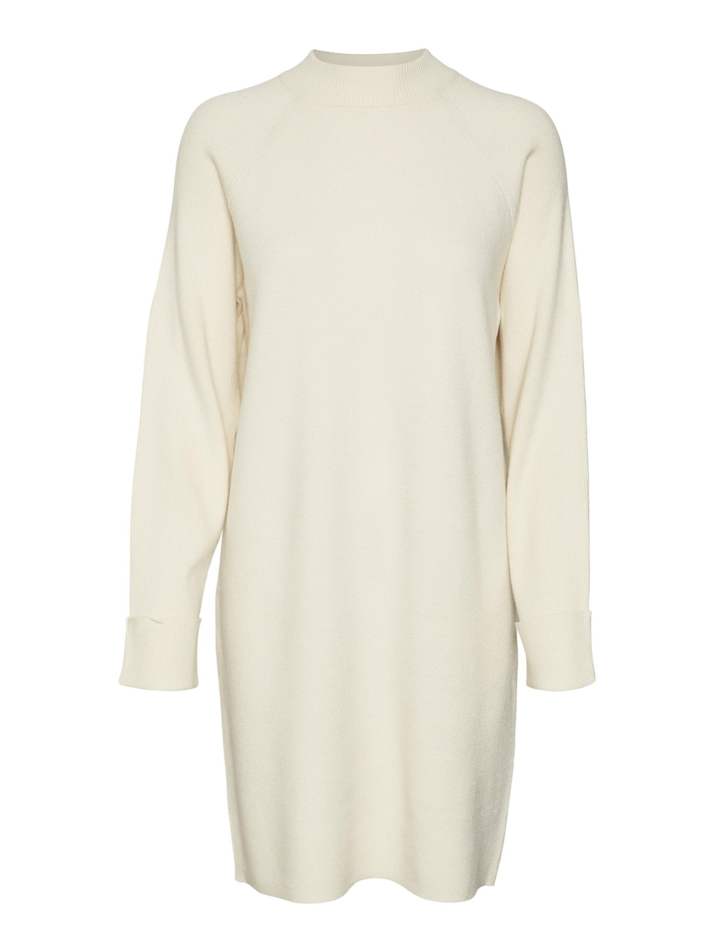 VERO MODA Kootud kleit 'VMGOLD', värv beež: eest vaates