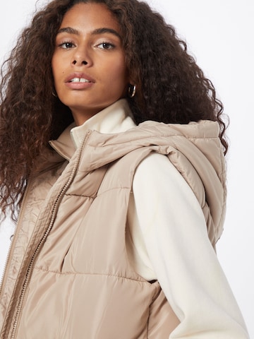 PIECES Bodywarmer 'Bee' in Beige