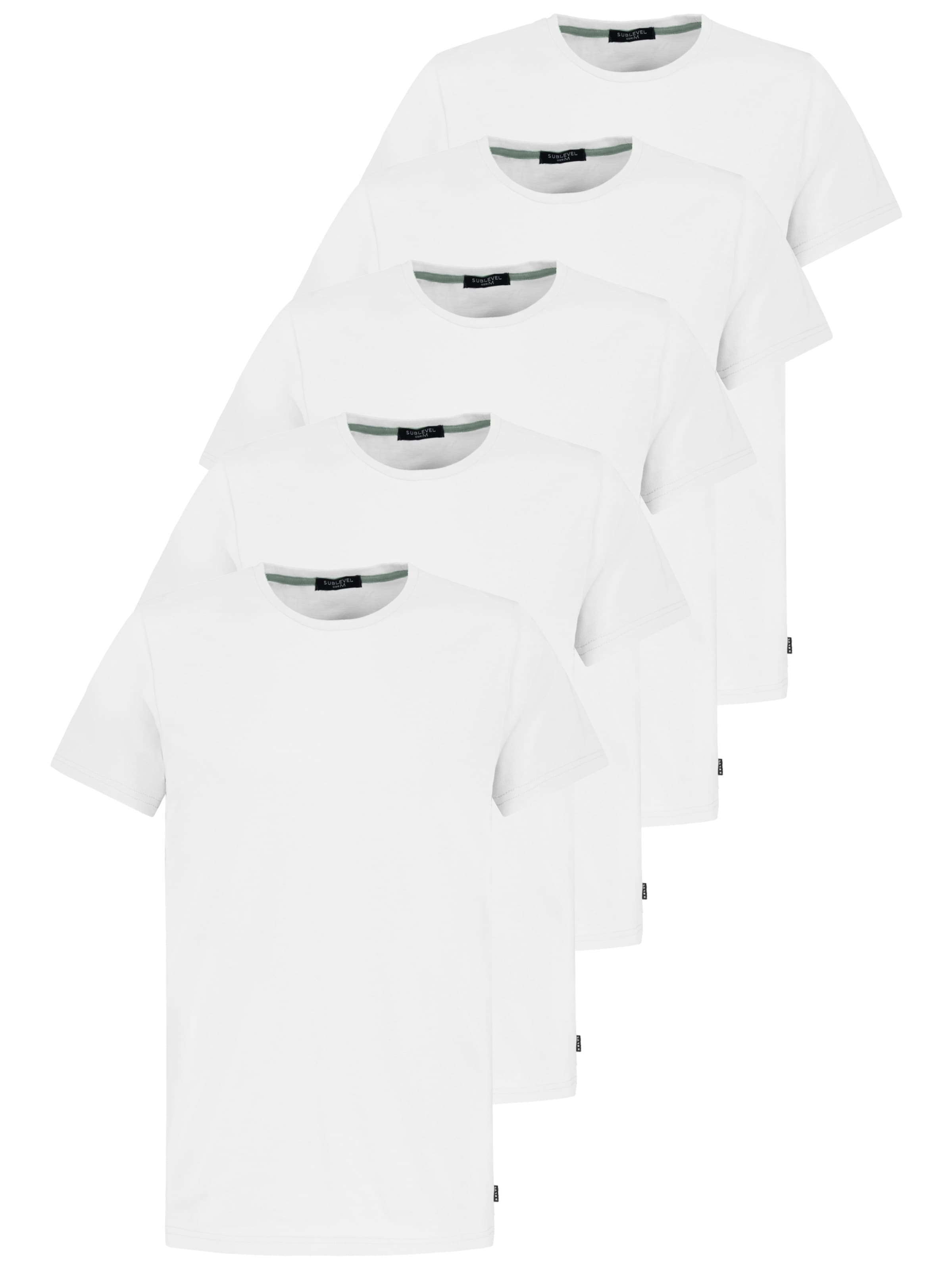 Sublevel T-Shirt in Weiß: Vorderseite