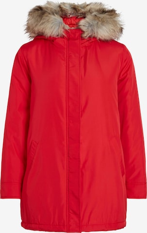 VILA Zimní bunda 'Loui' – červená: přední strana