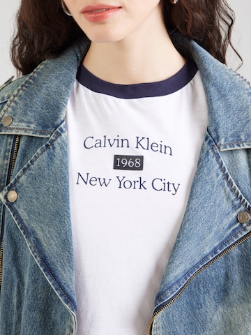 Calvin Klein Jeans - Camiseta en blanco