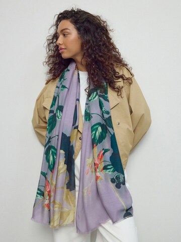 Next Šála – fialová: přední strana