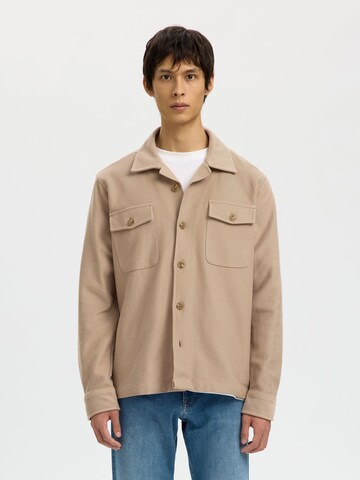 SELECTED Between-Season Jacket 'SLHOliver' in Beige: front