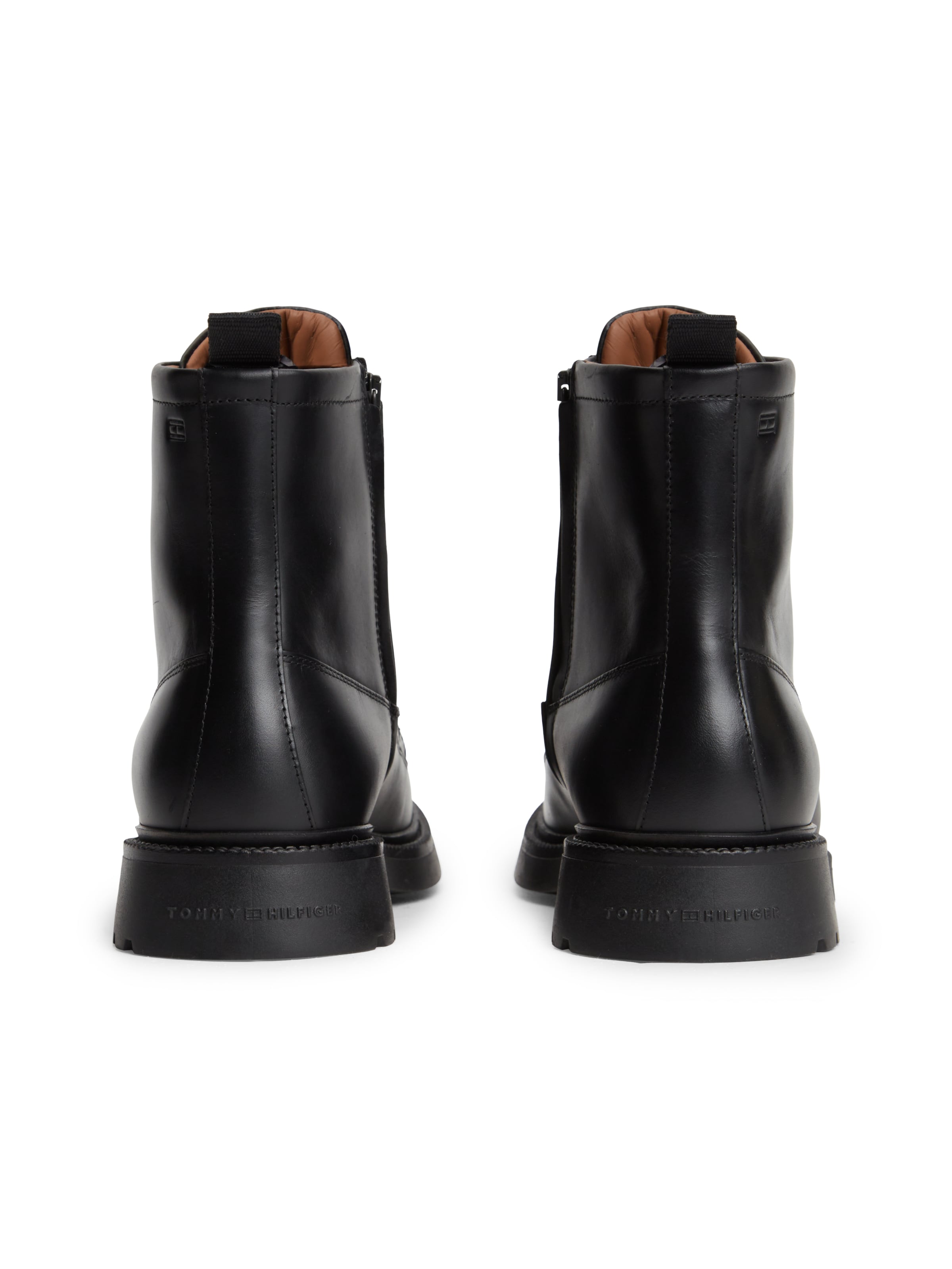 TOMMY HILFIGER Schnürboots in Schwarz