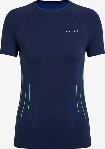 FALKE Base Layer in Blau: Vorderseite