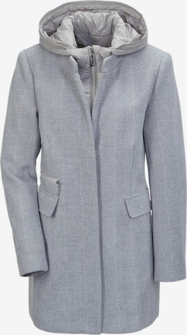 Goldner Between-Seasons Coat in Grey: front