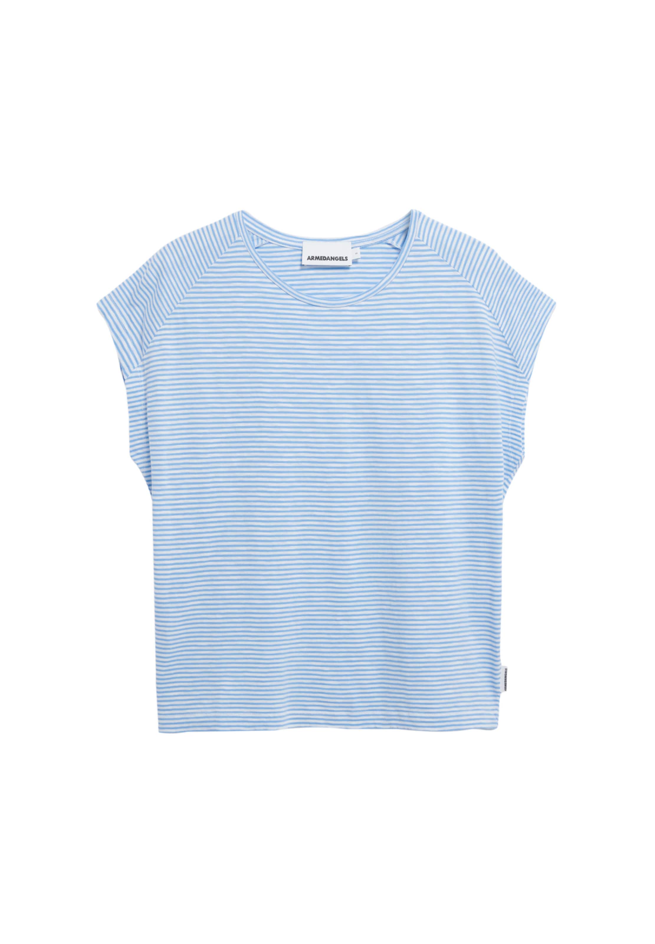 ARMEDANGELS T-Shirt ONELIAA LOVELY STRIPES in Beige: Vorderseite