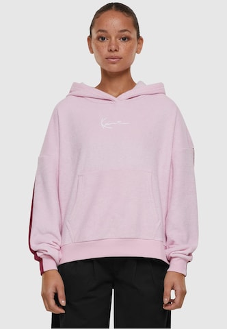 Sweat-shirt Karl Kani en rose : devant