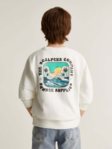 Scalpers Sweatshirt 'Company' in White