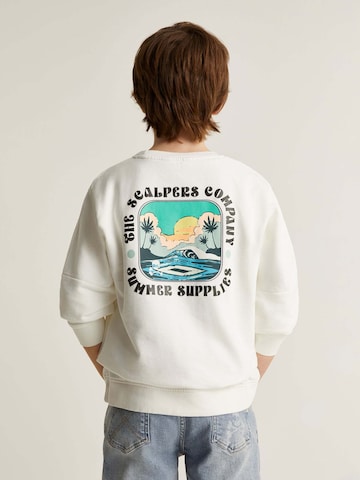 Scalpers Sweatshirt 'Company' i vit