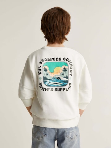 Scalpers Sweatshirt 'Company' in Weiß