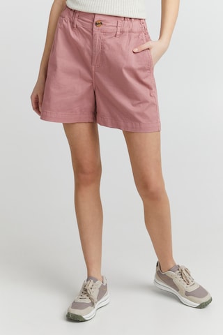 Oxmo Regular Broek 'Chai' in Roze: voorkant