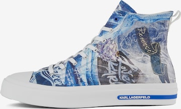 zils KARL LAGERFELD JEANS Augstie brīvā laika apavi: no priekšpuses