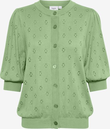 Cardigan 'Doony' SAINT TROPEZ en vert : devant