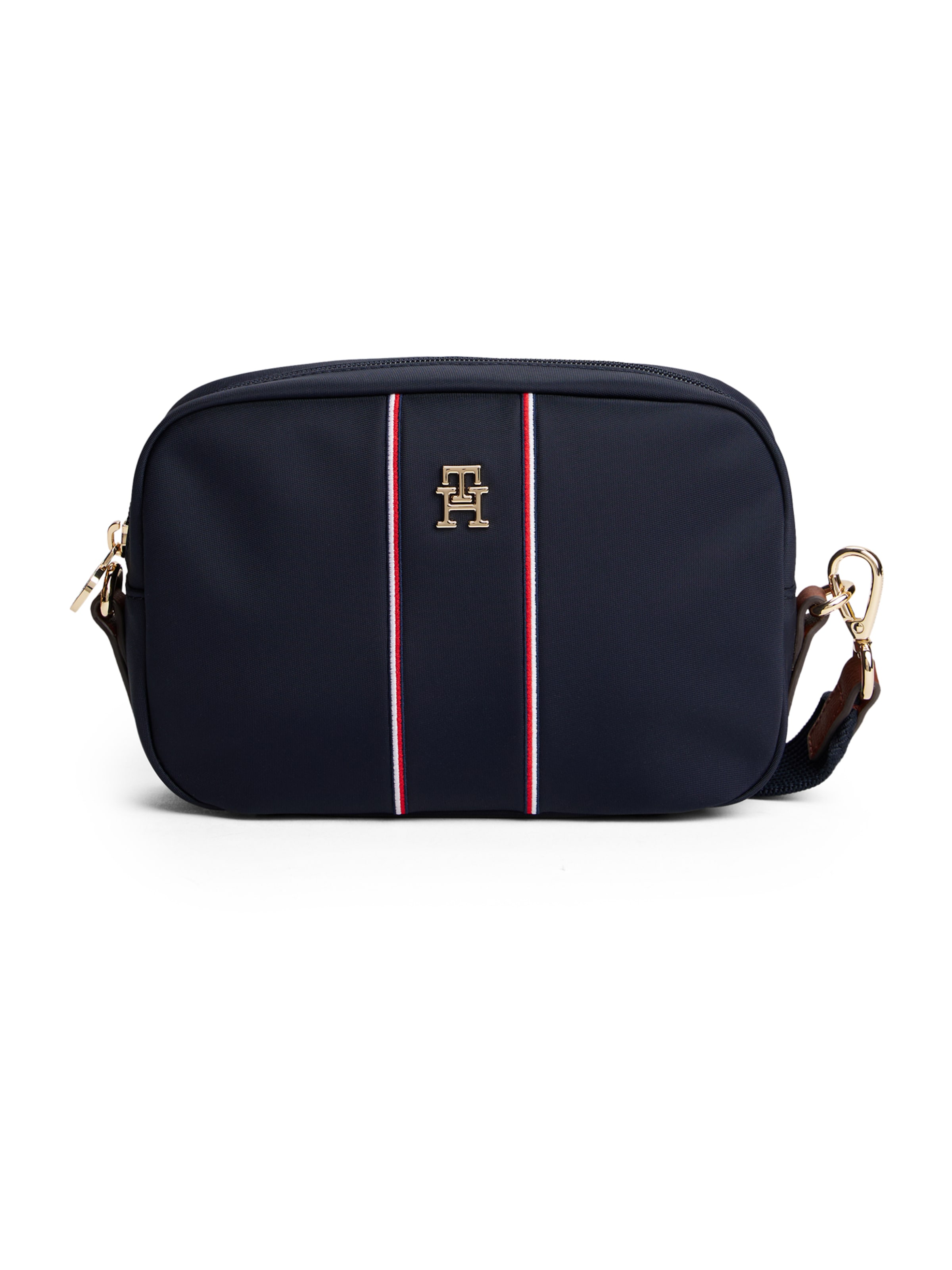 Borsa a tracolla di TOMMY HILFIGER in blu: frontale