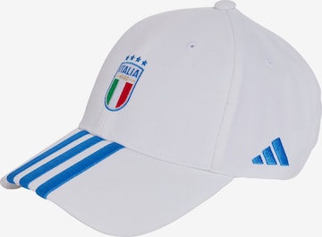 ADIDAS PERFORMANCE Athletic Cap in White: front