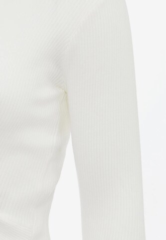 leo basics Pullover in Weiß