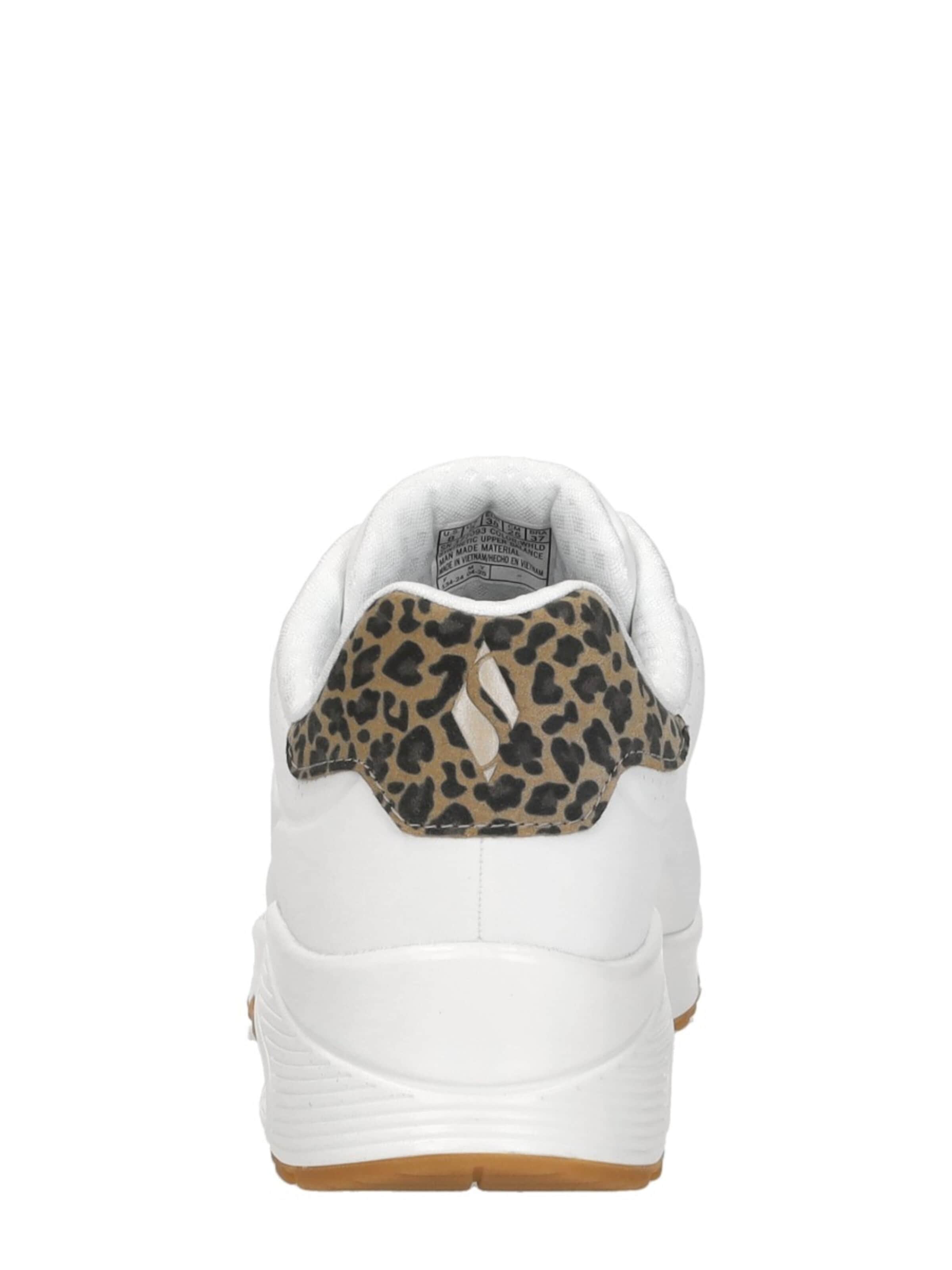 SKECHERS Sneakers laag 'Uno - Jungle Nite' in Wit