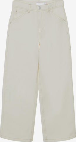 Wide leg Pantaloni 'Rose' di NAME IT in beige: frontale