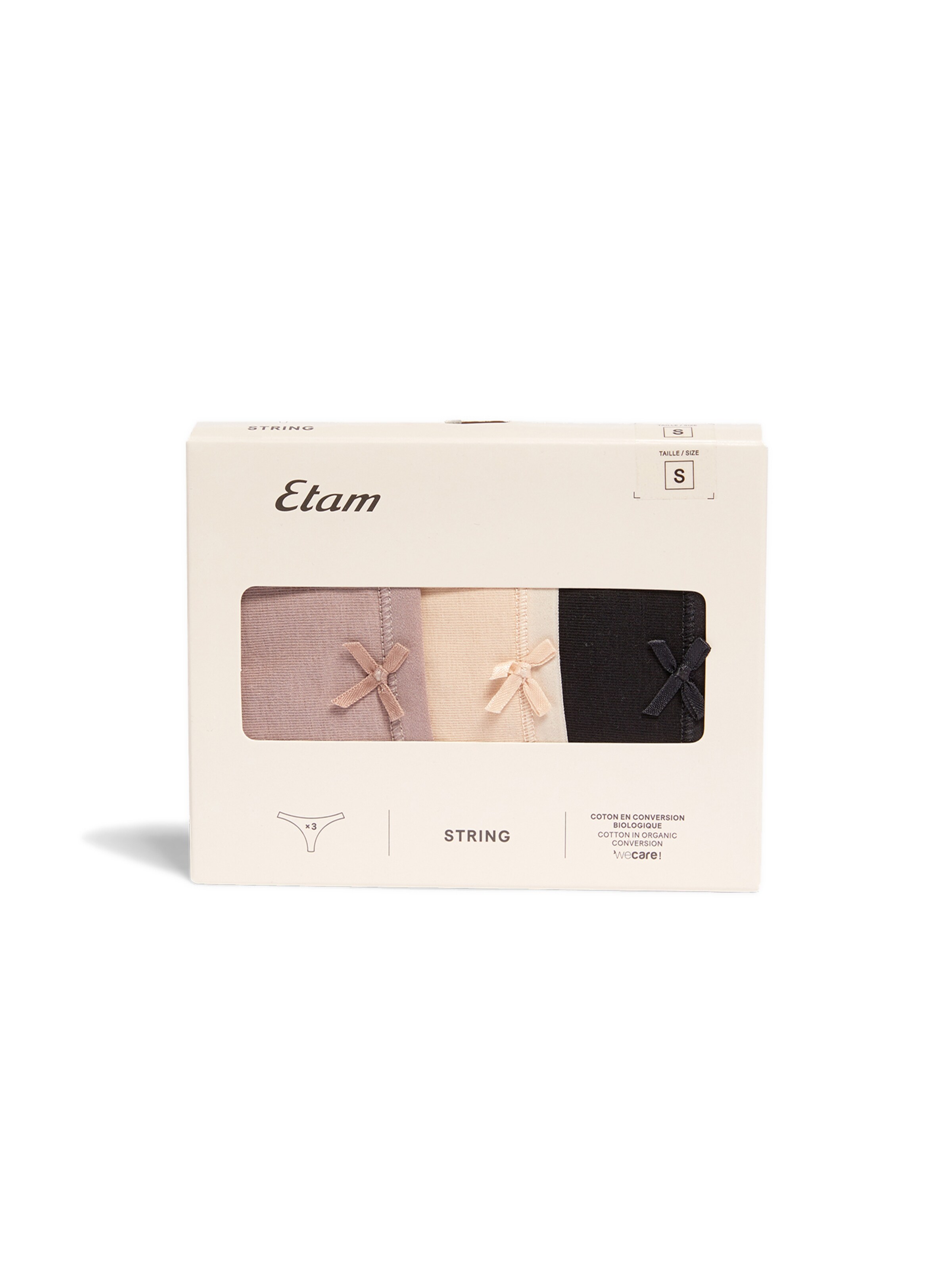 ETAM Thong 'Jack' in Beige