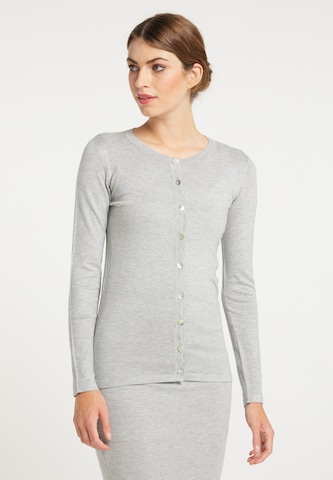 Cardigan usha BLACK LABEL en gris : devant