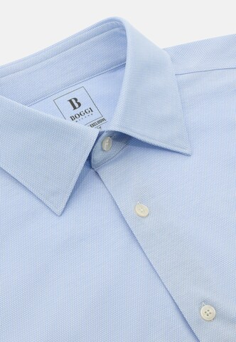 Boggi Milano Regular Fit Hemd in Blau