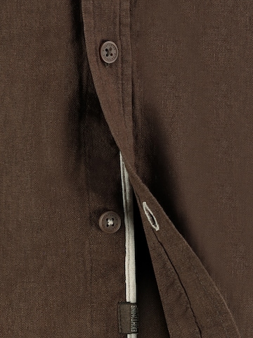 Eight2Nine Comfort fit Button Up Shirt in Brown