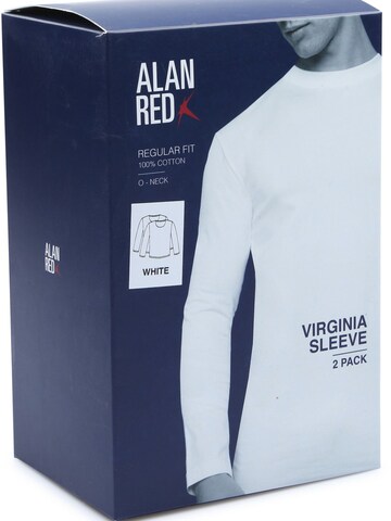 alan red Shirt 'Virginia' in White