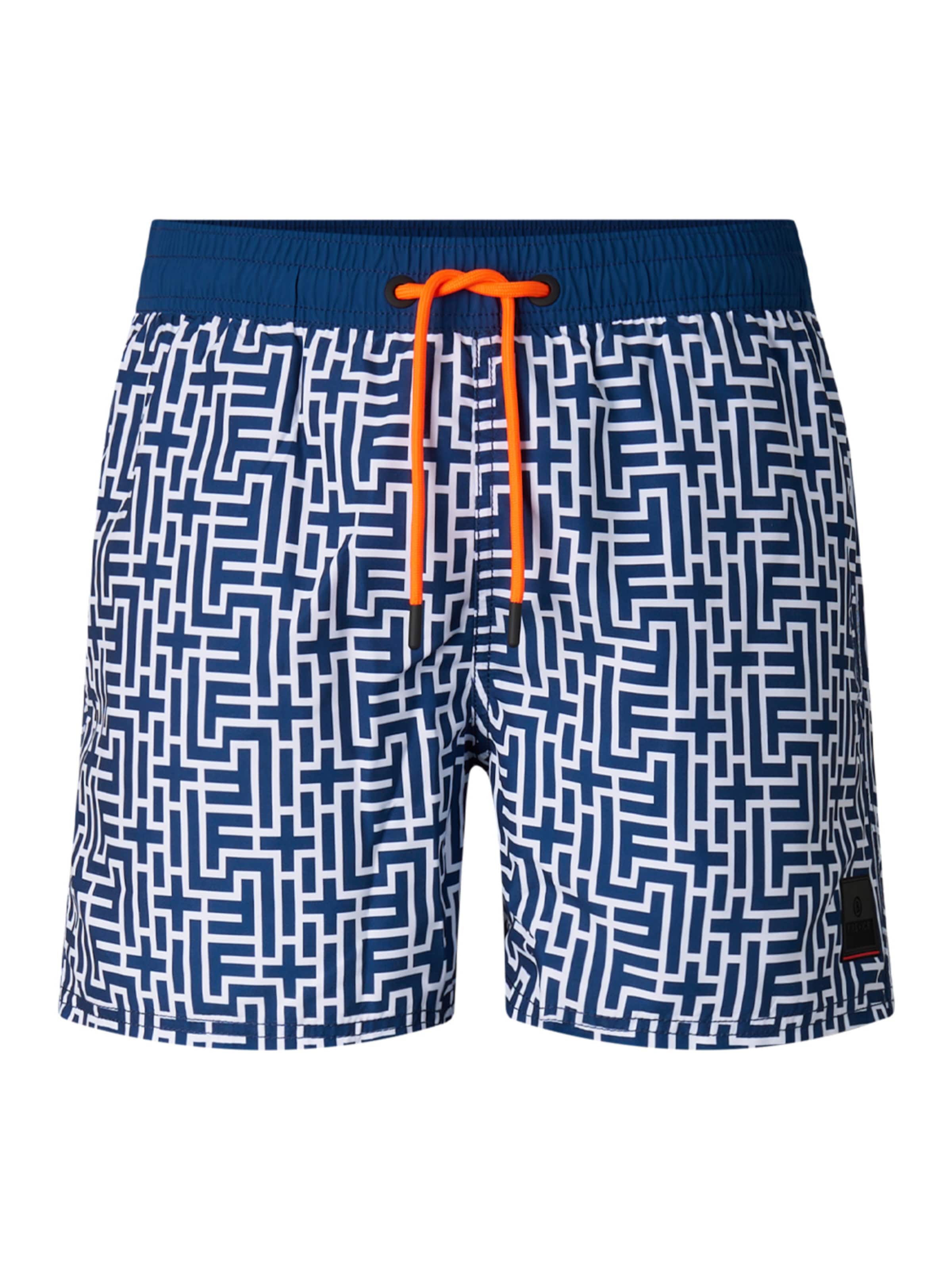 Bogner Fire + Ice Badeshorts 'Nelson' in Blau: Vorderseite