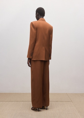 MANGO Regular Pants 'Cristy' in Brown