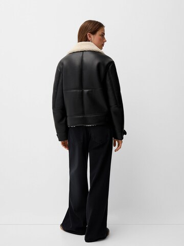 Bershka Between-season jacket in Black