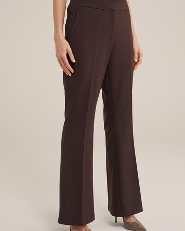 WE Fashion Regular Pants in Brown: front