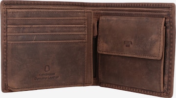 TOM TAILOR Wallet 'Ron' in Brown