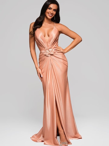 Ombre Evening dress in Orange
