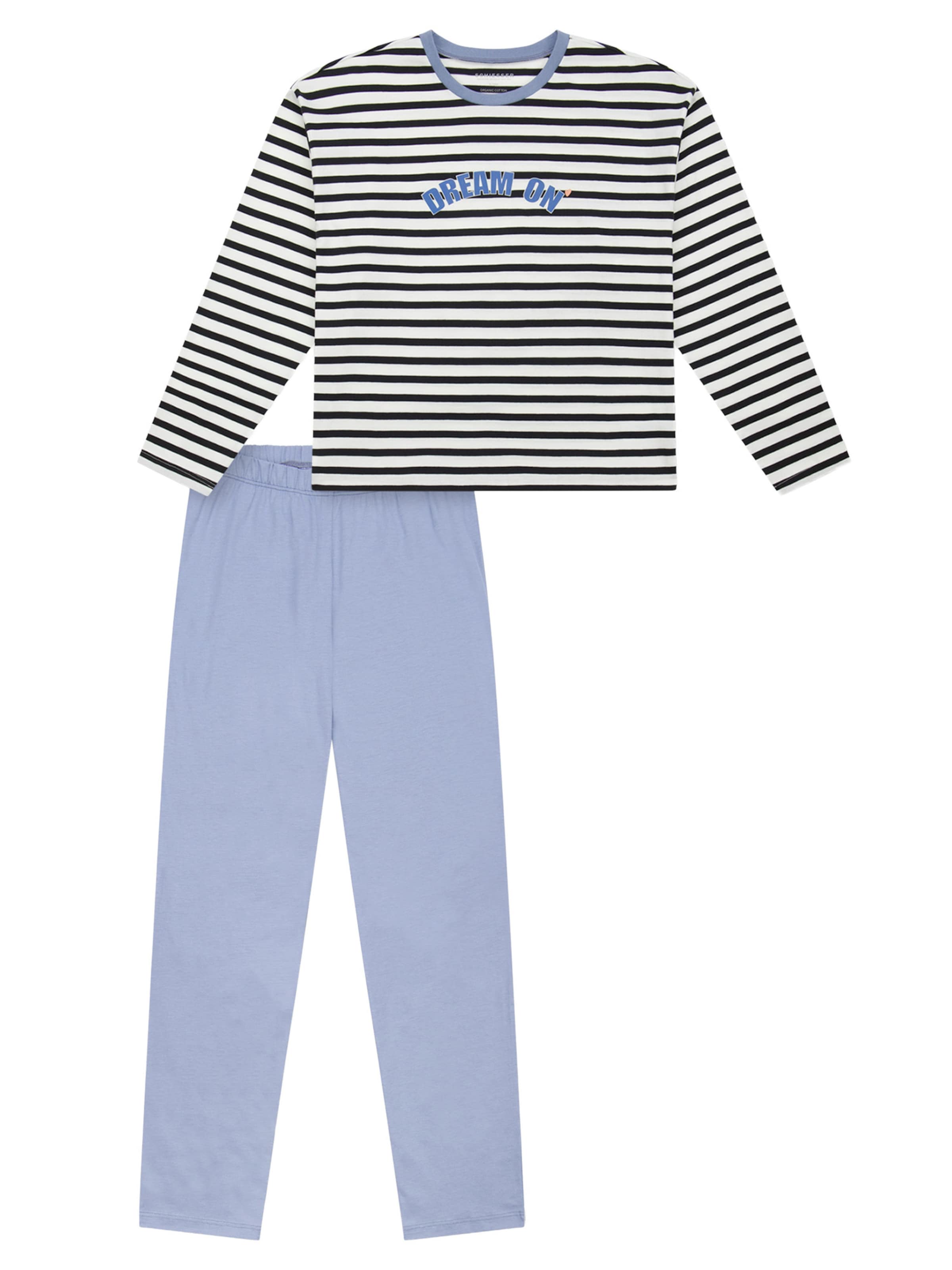 SCHIESSER Nachtkledij ' Nightwear 1 ' in Blauw: voorkant