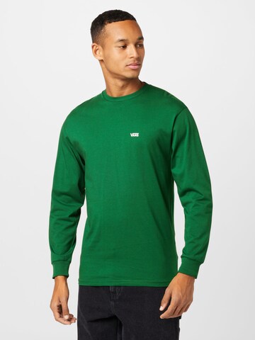 T-Shirt VANS en vert : devant