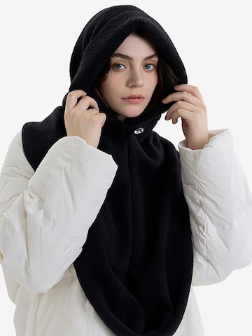 Magicshe Hat 'Strick Kapuzenschal Balaclava' in Black: front
