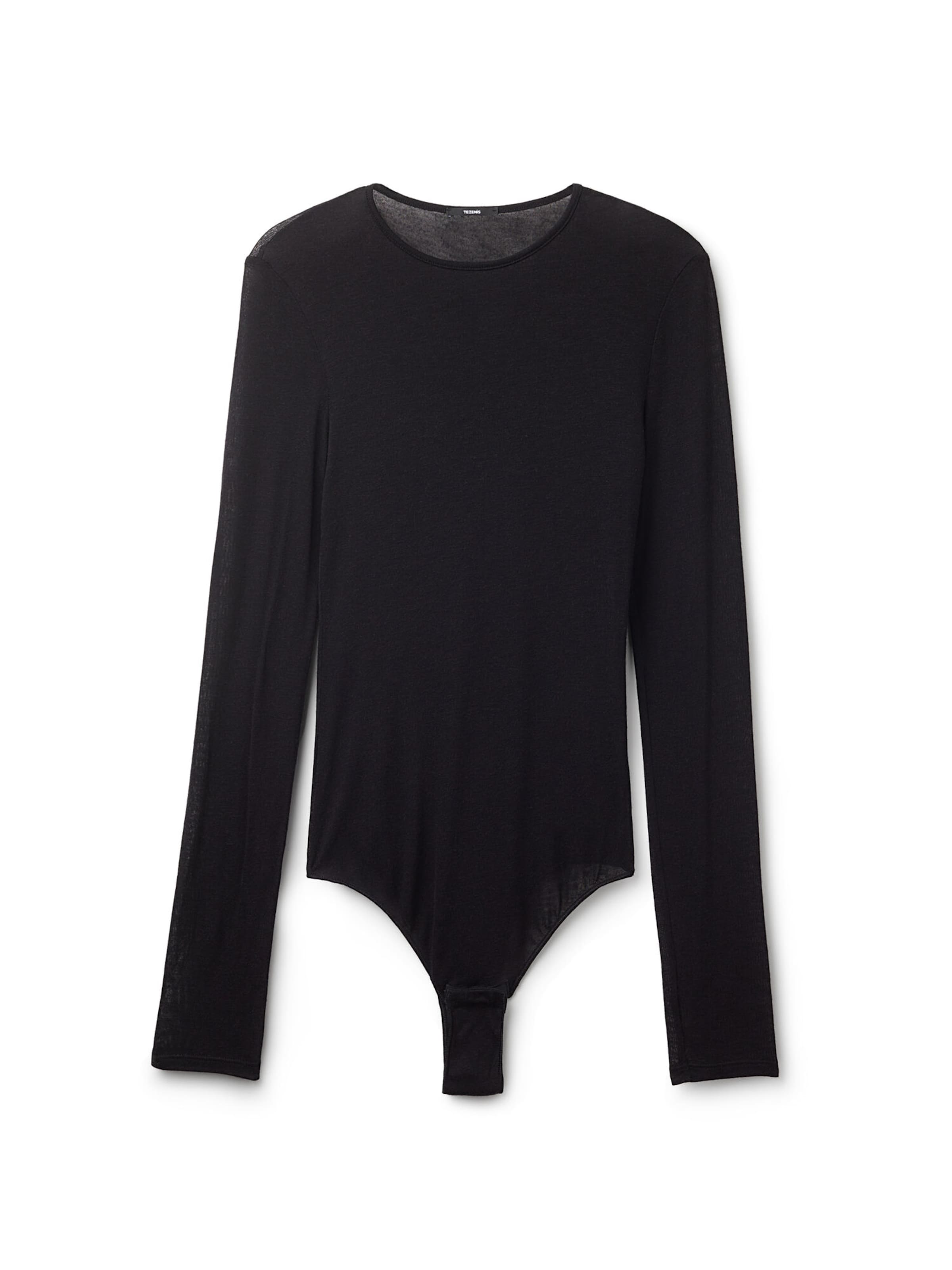 Tezenis Shirt Bodysuit in Black: front
