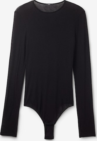 Tezenis Shirt Bodysuit in Black: front