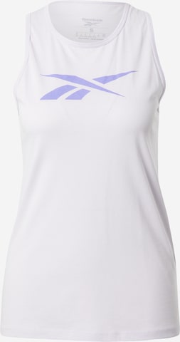 Reebok Sporttop in Wit: voorkant