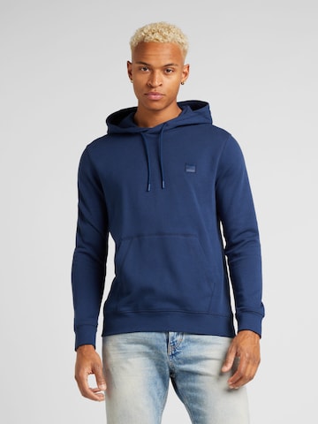 BOSS Sweatshirt 'Wetalk' in Blauw: voorkant