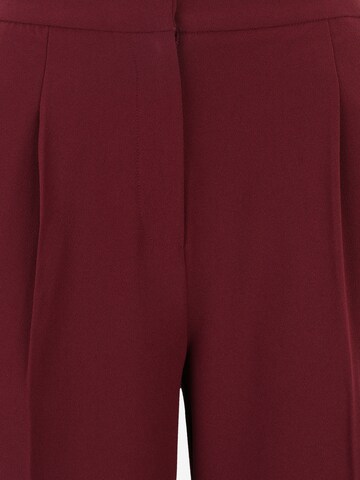 Selected Femme Tall - Perna larga Calças com pregas 'TINNI' em vermelho