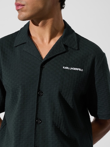 Karl Lagerfeld - Ajuste confortable Camisa en verde