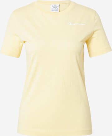 Champion Authentic Athletic Apparel T-Shirt in Gelb: predná strana