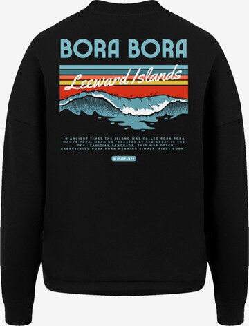 F4NT4STIC Sweatshirt 'Bora Bora Leewards Island' in Zwart