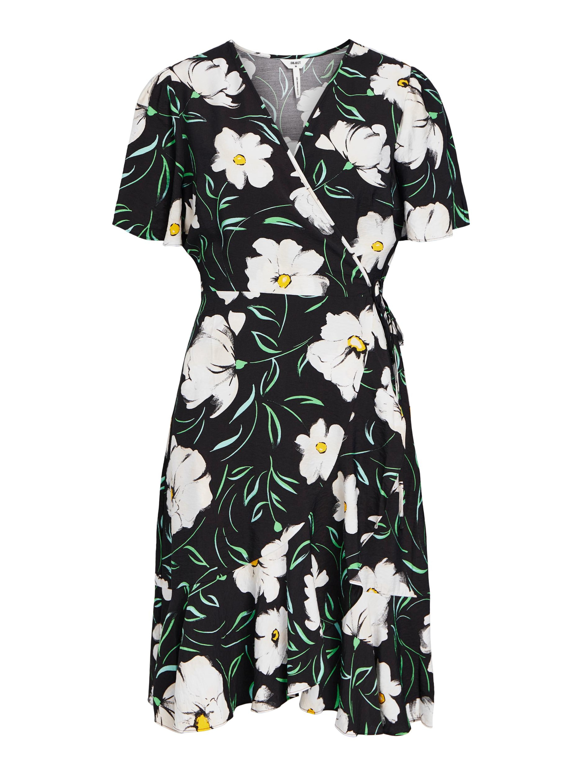 Robe 'Hasini' OBJECT en noir : devant