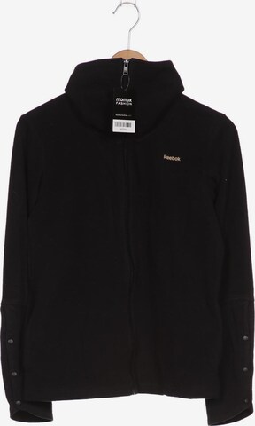 Reebok Sweatshirt & Zip-Up Hoodie in L in Black: front