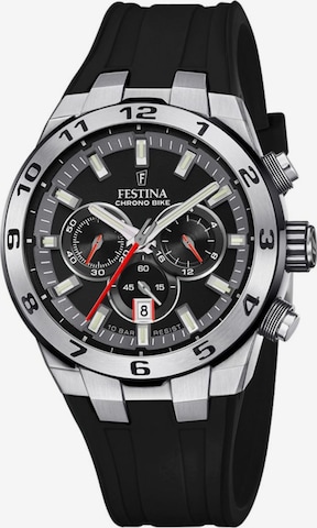 Montre à affichage analogique FESTINA en noir : devant
