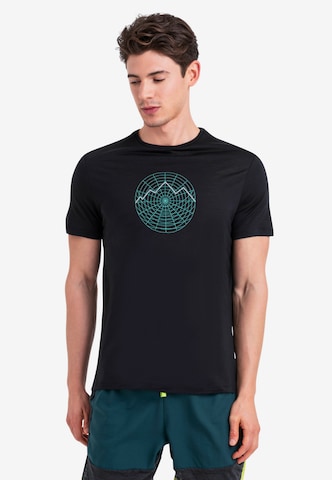 ICEBREAKER Funktionsshirt 'Cool-Lite Sphere III' in Schwarz: predná strana