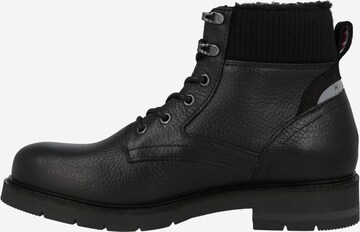 TOMMY HILFIGER Lace-Up Boots in Black